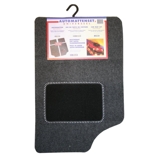Benson Universele Automattenset – 4-delig – Op Maat te Knippen – Anti-slip