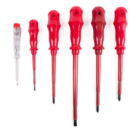 Hofftech Geïsoleerde Elektriciens Schroevendraaierset - 6-delig - Inclusief Box
