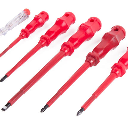 Hofftech Geïsoleerde Elektriciens Schroevendraaierset - 6-delig - Inclusief Box