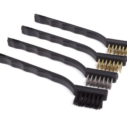 Benson Mini Staalborstelset - 175 mm - 4-delig - Nylon, Koper & Staal
