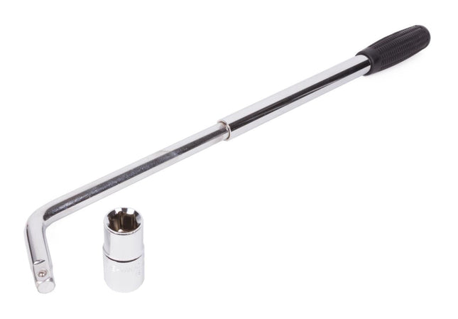 Benson Telescopische Wielmoersleutel – 17 & 19 mm – Uitschuifbaar tot 55 cm – Chroom-Vanadium
