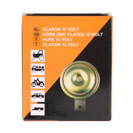 Benson Universele Claxon - 12 Volt - Krachtig Geluid - Compact