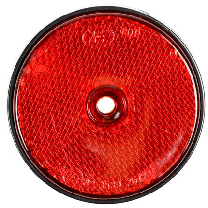 Benson Reflector Rond Rood - 60 mm - Schroefbevestiging - E-Keur