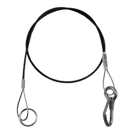 Benson Breekkabel Aanhanger - 1 Meter - Geplastificeerd - Met Haak & Ring