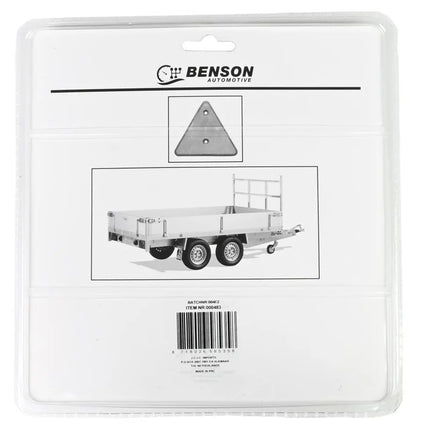 Benson Driehoek Reflector Rood - 155 mm - Set van 2 - E-Keur