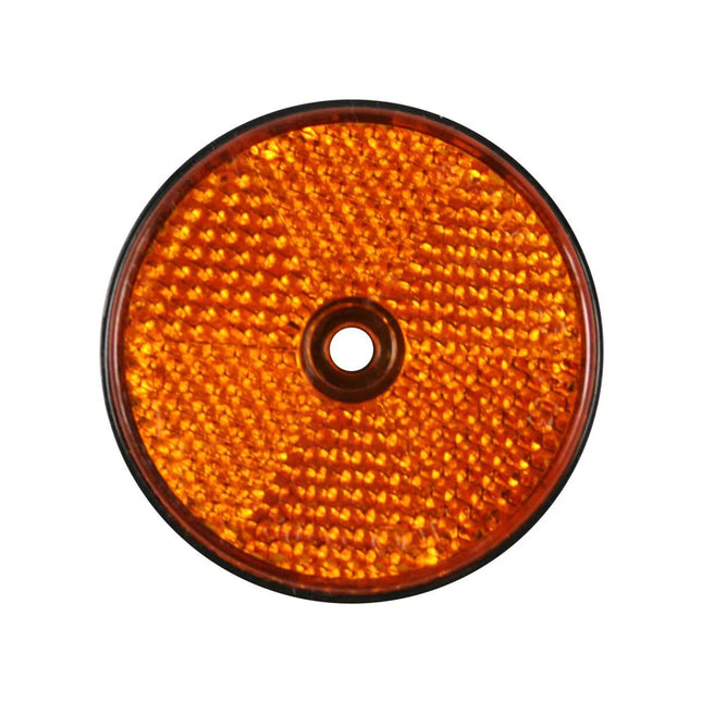 Benson Reflector Rond Oranje - 60 mm - Schroefbevestiging - E-Keur