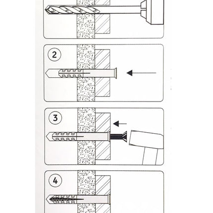 Deltafix Slagpluggen – 6 x 60 mm – Verzinkt – Snelle Montage