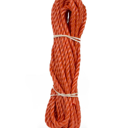 Benson Polypropyleen Touw Oranje 6 mm x 10 Meter - 550 kg Breekkracht
