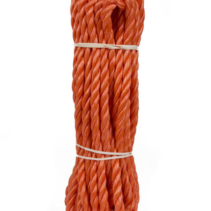 Benson Polypropyleen Touw Oranje 8 mm x 10 Meter - 960 kg Breeksterkte