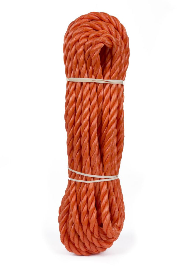 Benson Polypropyleen Touw Oranje 8 mm x 10 Meter - 960 kg Breeksterkte
