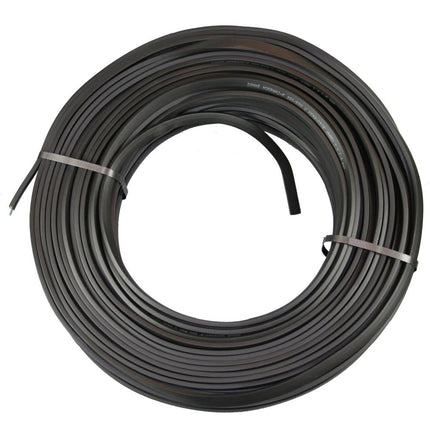 Benson Stroomkabel Prikkabel - 2 x 1.5 mm² - 100 meter - Zwart - Voor Buitenverlichting