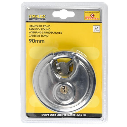 Stahlex Discusslot – 90 mm – RVS – Gehard Staal