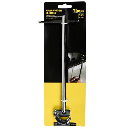 Benson Verstelbare Wastafel Moertang - 31.5 cm - Chroom-Vanadium