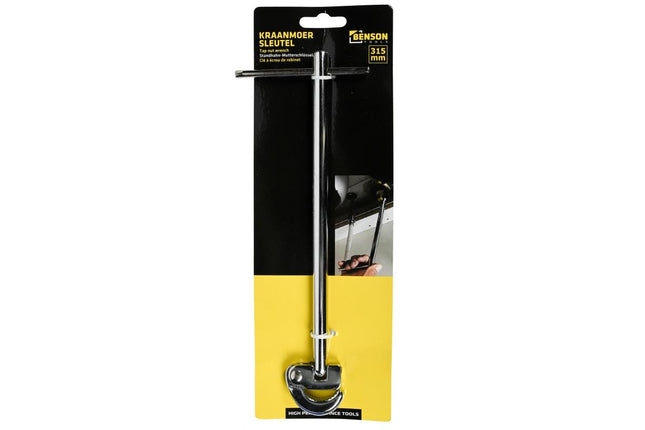 Benson Verstelbare Wastafel Moertang - 31.5 cm - Chroom-Vanadium