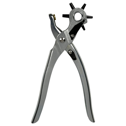 Benson Revolvertang - Gaatjestang - 6 maten - 22 cm - Voor Leer, Textiel en Kunststof