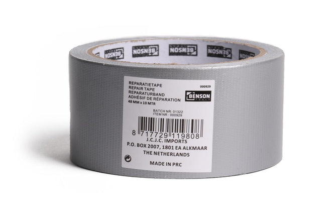 Benson Reparatietape - 48 mm x 10 m - Grijs - Extreem Sterk & Waterdicht