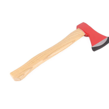 Benson Handbijl - 600 gram - Wigvormig Blad - Houten Steel - Rood