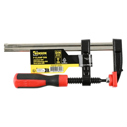 Benson Compacte Lijmklem - 50 x 150 mm - DIN 5117 - Smeedbaar Gietijzer