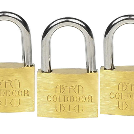 Stahlex Hangsloten Set – 3 x 20 mm – Niet Gelijksluitend