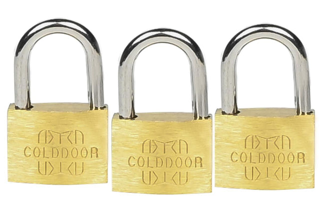 Stahlex Hangsloten Set – 3 x 20 mm – Niet Gelijksluitend