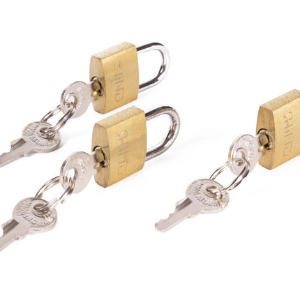 Stahlex Hangsloten Set – 3 x 20 mm – Niet Gelijksluitend