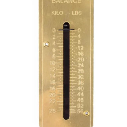 Benson Unster Weeghaak - Max 25 kg - Messingkleurig - Compact