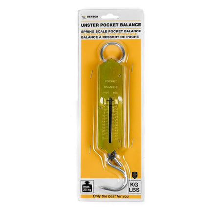 Benson Unster Weeghaak - Max 25 kg - Messingkleurig - Compact