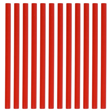 Benson Timmermanspotloden – 12 Stuks – 17,5 cm – Ovaal – Rood