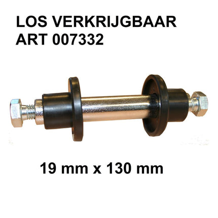 Benson Kruiwagenwiel 400x100mm - Naaldlager - 180kg Draagkracht
