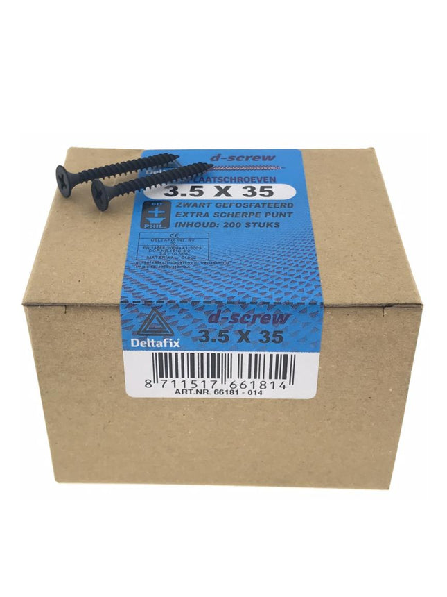 Benson Gipsplaatschroeven – 3.5 x 35 mm – 200 stuks – Verzinkt