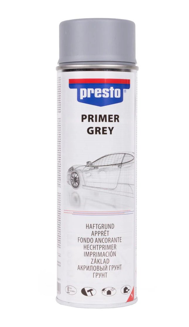 Presto Sneldrogende Primer – 500 ml – Grijs – Hoge Vulkracht & Corrosiewering