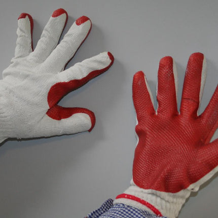 Benson Prevent Werkhandschoenen - Oranje - Latex Coating - 1 Paar