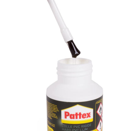 Pattex Hard PVC Lijm – 100 ml – Transparant met Kwast