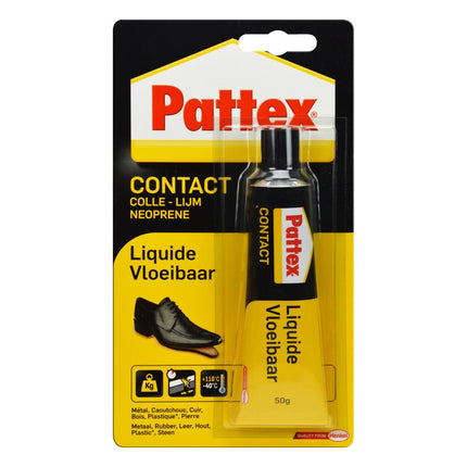 Pattex Contactlijm Transparant – 50 gram – Waterproof & Flexibel