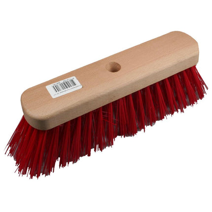 Benson Straatbezem - 29 cm - Rood - 6 Rijen - Exclusief Steel