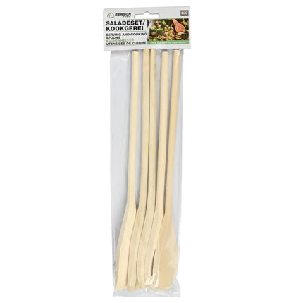 Benson Saladeset / Keukengerei - 5-delig - Bamboe Hout - Vaatwasserbestendig