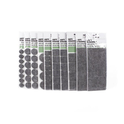 Benson Antikrasvilt Set - Grijs - Mix Assortiment - Sterk Klevend