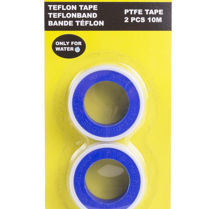 Benson Teflontape (PTFE) - Set van 2 - 10 m - Voor Lekvrije Verbindingen
