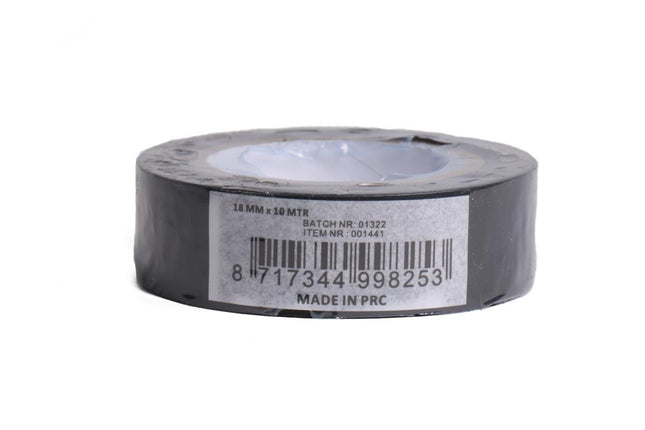 Benson PVC Isolatietape Zwart - 19 mm x 10 m - Voor Elektrische Toepassingen