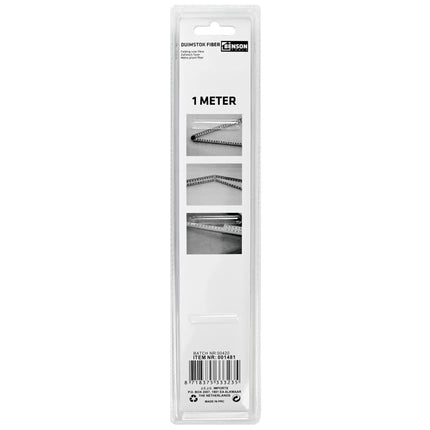 Benson Fiber Duimstok – 1 Meter – Compact – Slijtvast & Flexibel