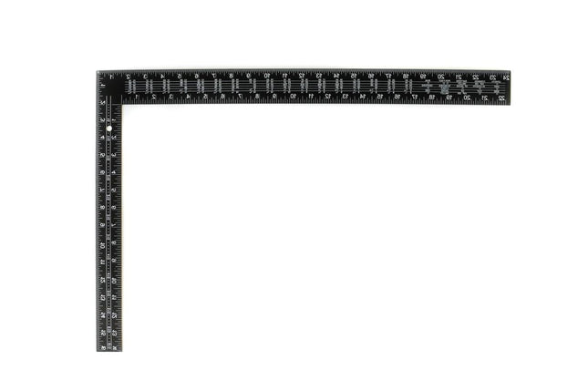 Benson Winkelhaak – 400 x 600 mm – Staal – Zwart – Metrisch & Inch