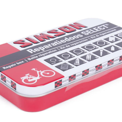 Simson Reparatiedoos Select - 16 Reparaties - Inclusief Bandenlichters & Handcleaner