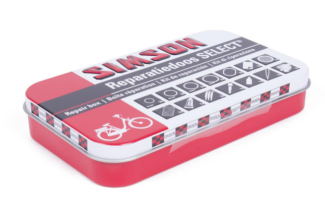 Simson Reparatiedoos Select - 16 Reparaties - Inclusief Bandenlichters & Handcleaner