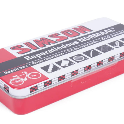 Simson Reparatiedoos Normaal - Bandenplakset - 12 Reparaties - Inclusief Bandenlichters