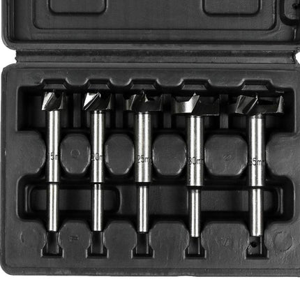 Hofftech Forstnerboorset - 5-delig - 15 t/m 35 mm - Inclusief Opbergkoffer