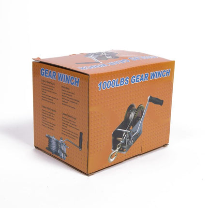 Benson Handlier – 10 Meter Staalkabel – Trekkracht 456 kg (1000 LBS) – Verzinkt