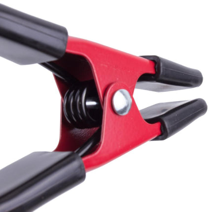 Benson Zeilklem met Beschermdoppen - 110 mm - Klembereik 40 mm - Rood