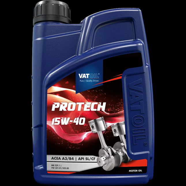 Vatoil ProTech 15W-40 Motorolie - 1 Liter - Universeel