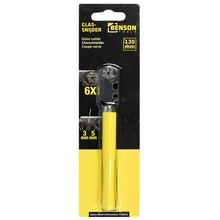 Benson Glassnijder - Houten Heft - 1-4 mm - Inclusief Breekfunctie