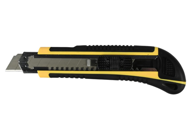 Benson Professioneel Afbreekmes - 18 mm - Inclusief 3 Reservemessen - Geel
